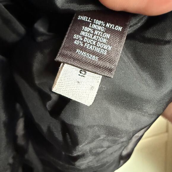 Express Womens Quilted Black Puffer Vest Size Large Duck Down‎ Fill - Picture 5 of 9